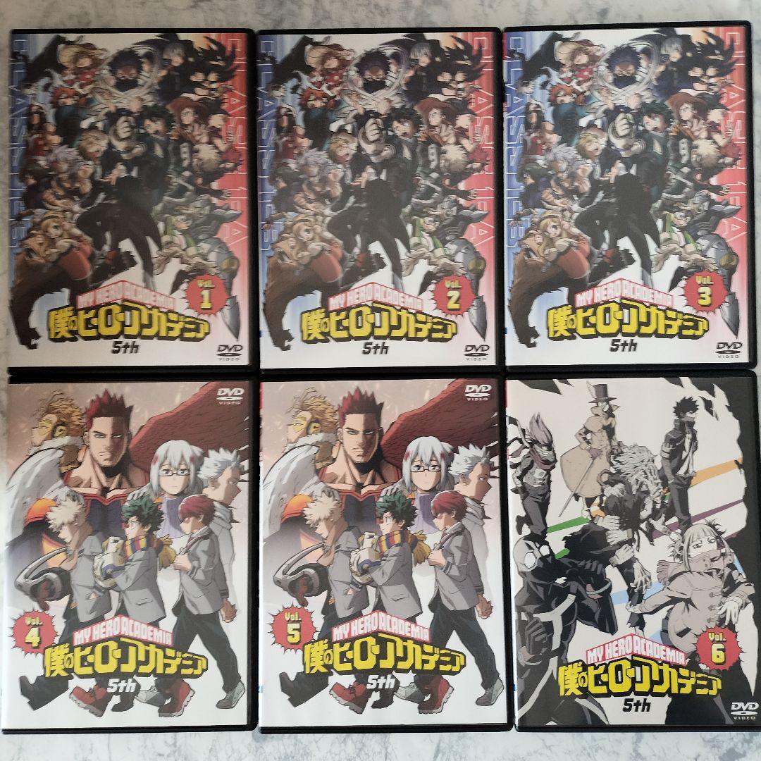DVD　僕のヒーローアカデミ1期〜7期、劇場版　計43巻　不織布ケース