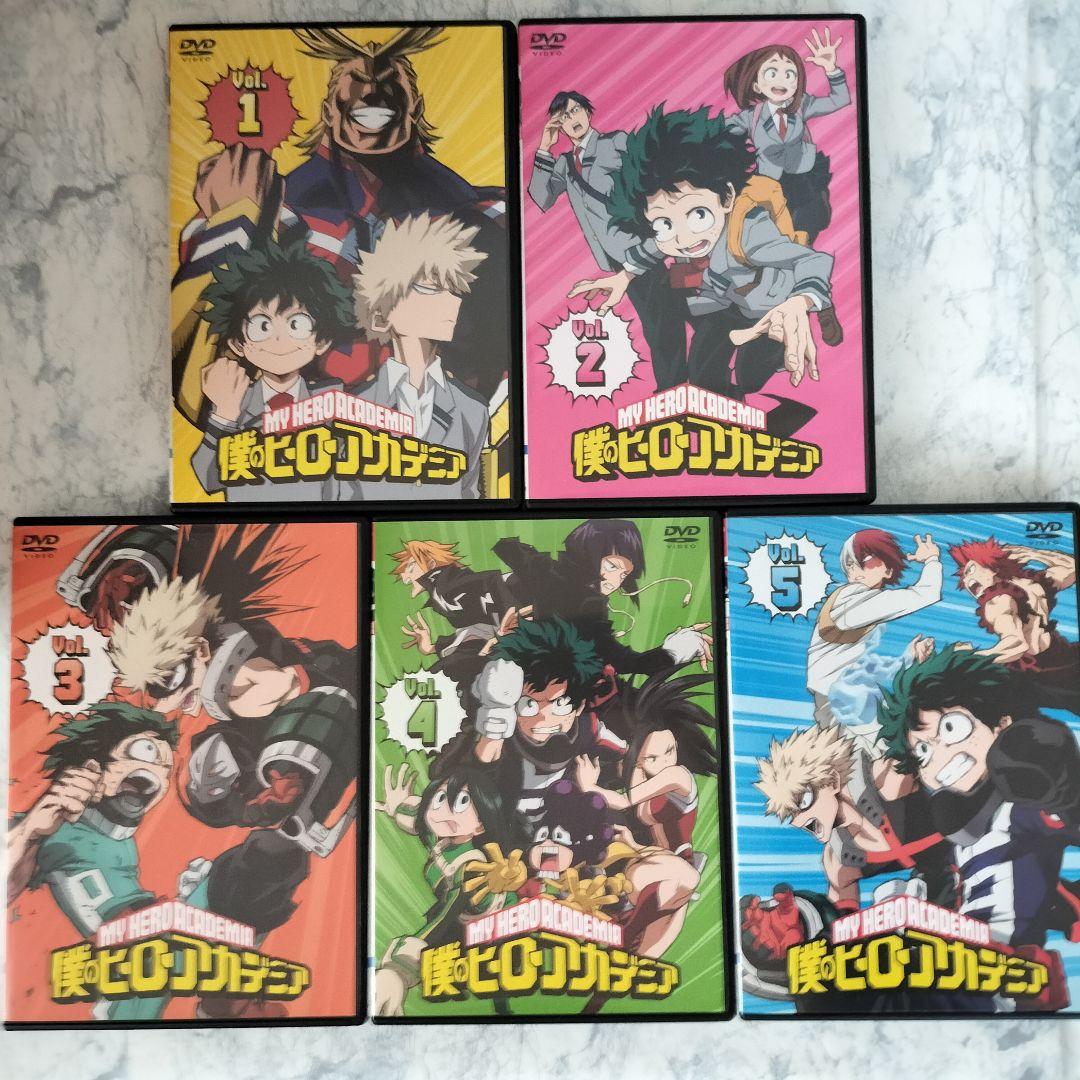 DVD　僕のヒーローアカデミ1期〜7期、劇場版　計43巻　不織布ケース