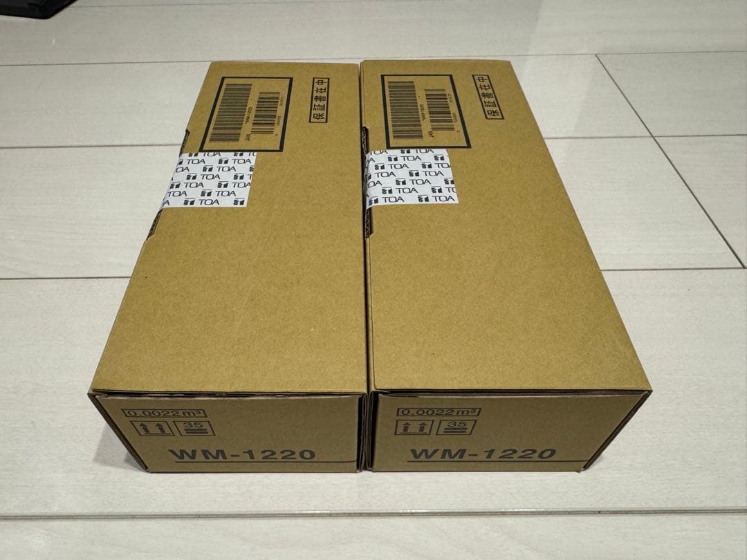 TOA ワイヤレスマイク ハンド型　WM-1220 2本