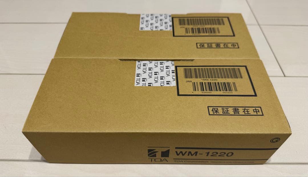 TOA ワイヤレスマイク ハンド型　WM-1220 2本