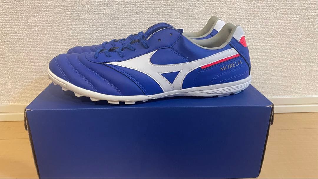新品未使用モレリアブルー青限定28cmミズノカラートレシュー