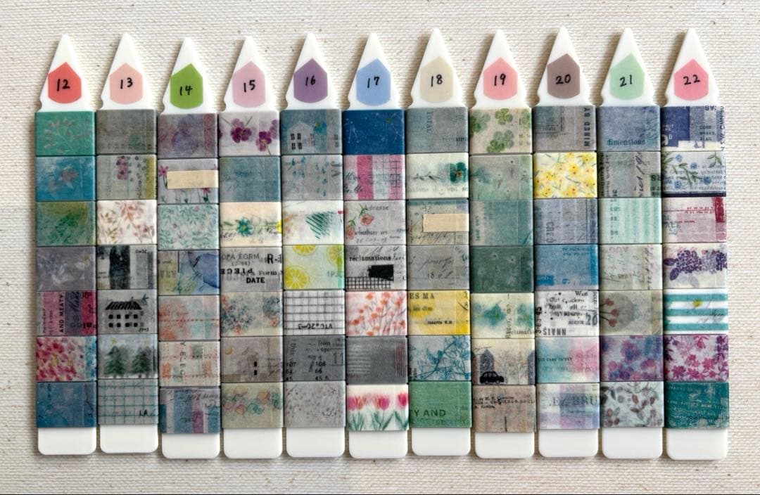 つばさ　ヨハク　マスキングテープ333種類　各約50cmお裾分け　切り売り