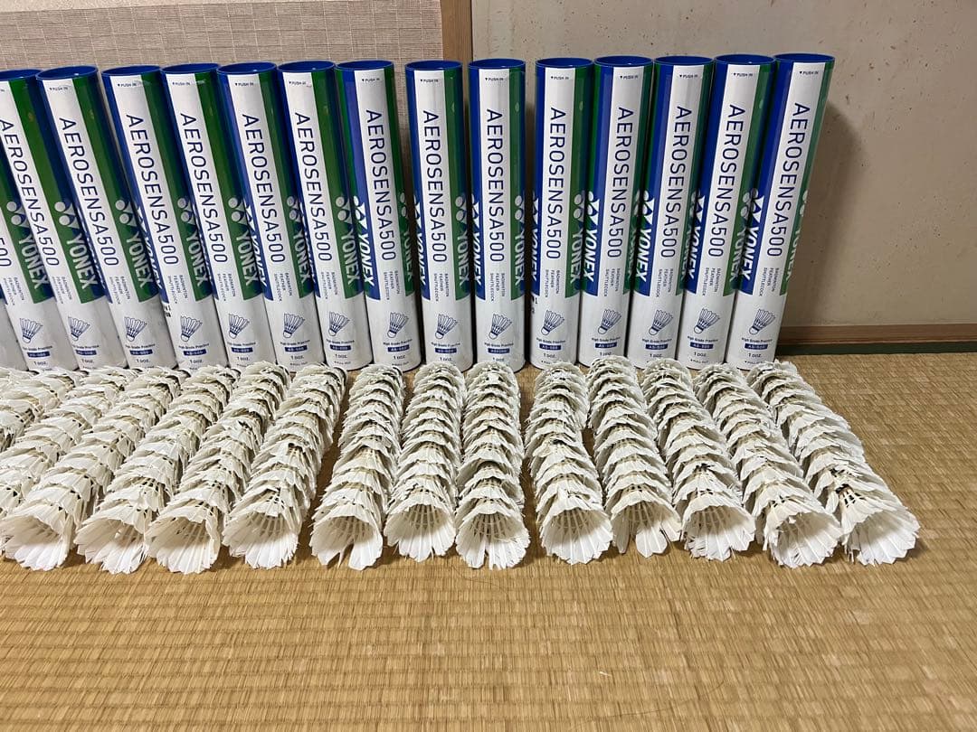 【値下げしました！】バドミントン中古シャトル360個