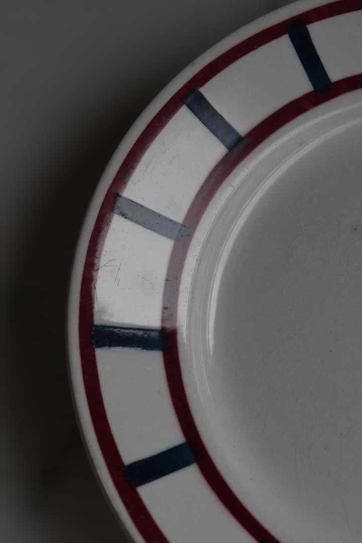 2枚組　バドンヴィレー　バスク皿　フランスアンティーク