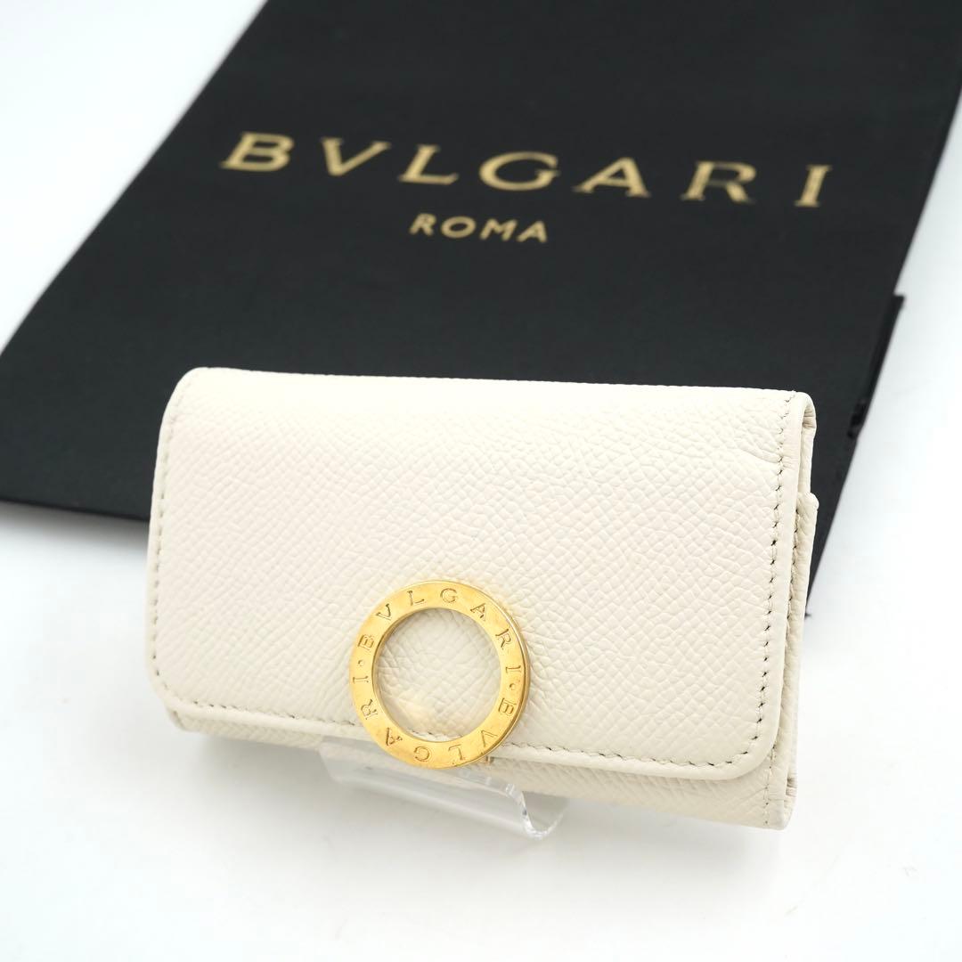 ✨未使用に近い✨　BVLGARI キーケース　ロゴマニア　クラシコ　6連　刻印