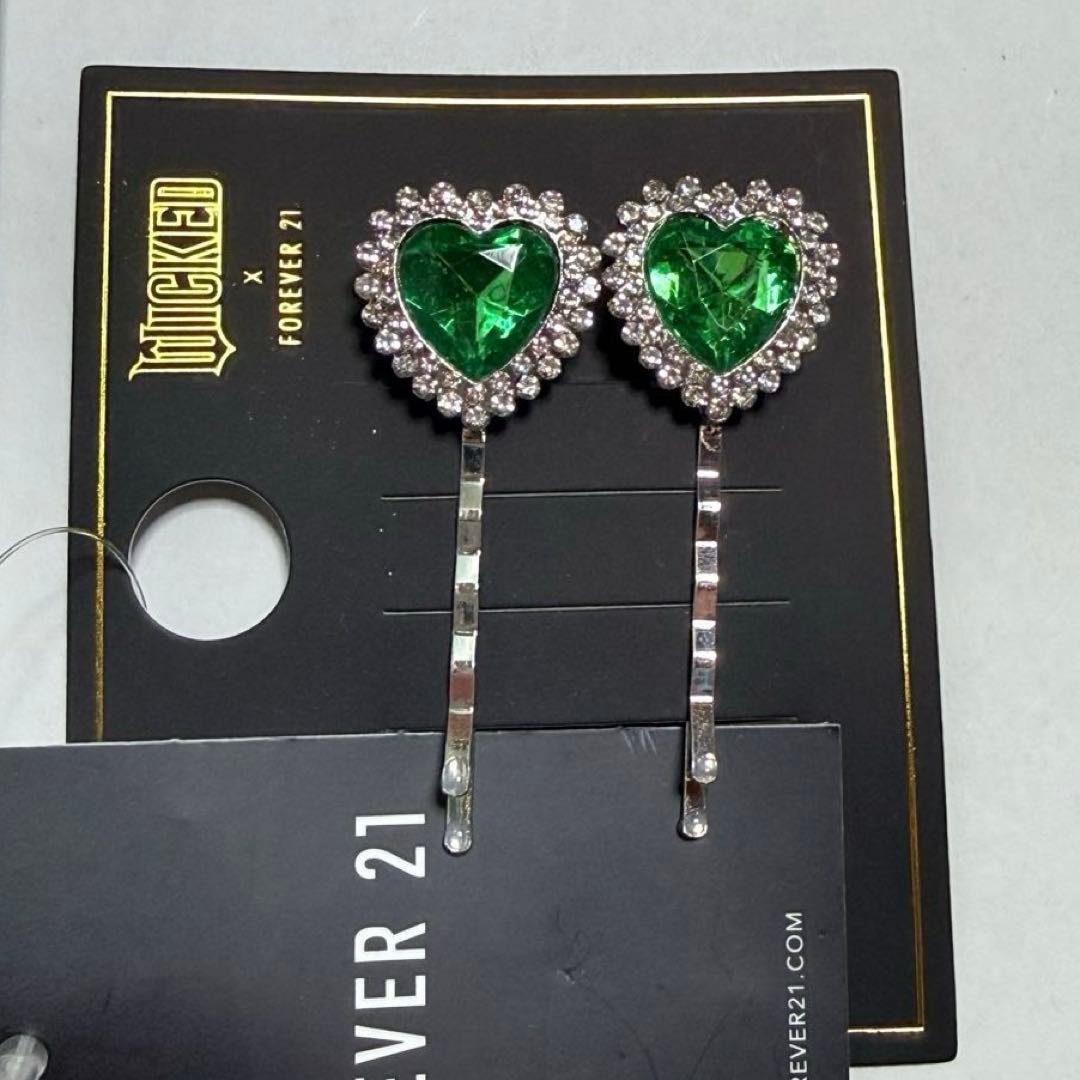 WICKED ウィキッド サントラ CD 刺繍入 フラットポーチ ハートヘアピン