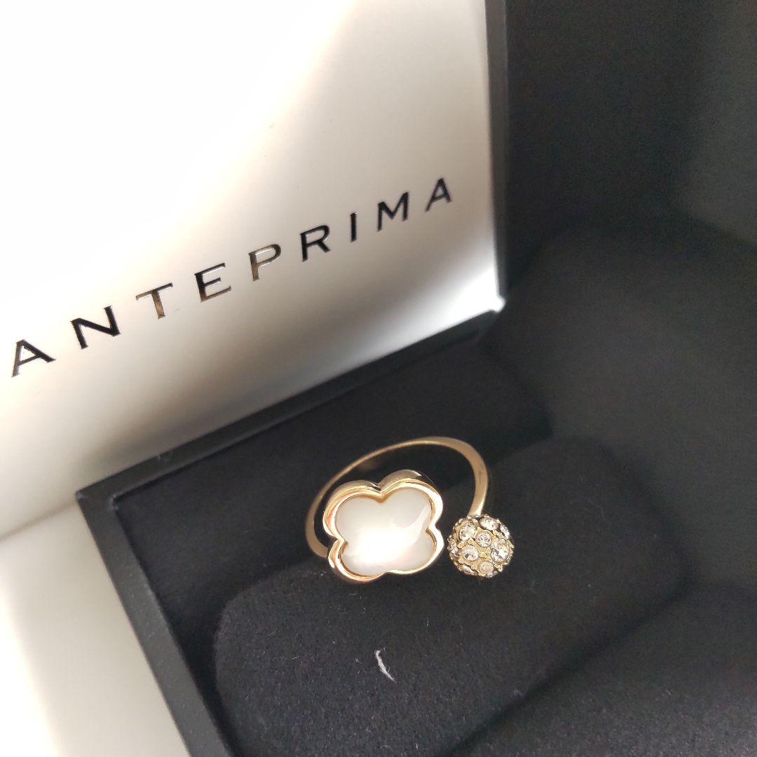 極美品 アンテプリマ エテルナ 白蝶貝 ゴールド リング 指輪 13号