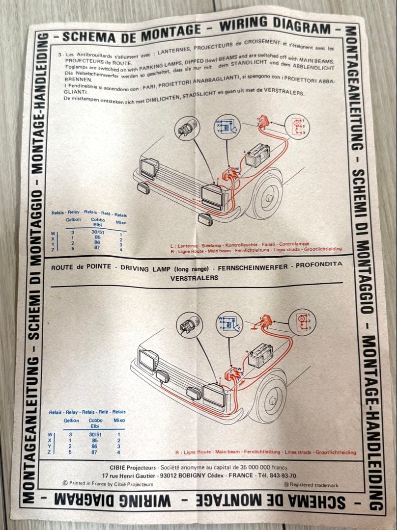 CIBIE TOYOTA フォグランプ イエロー レトロ