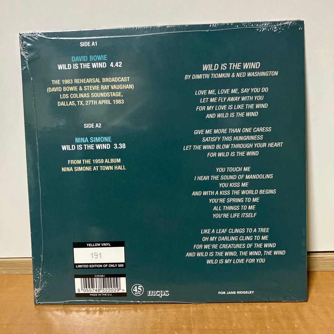 デヴィッド・ボウイ　ニーナ・シモン　　500枚限定レコード