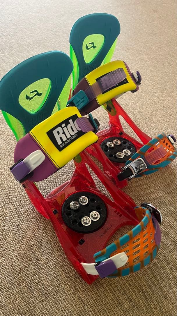 Ride スノーボードビンディング カラフル【限定品】