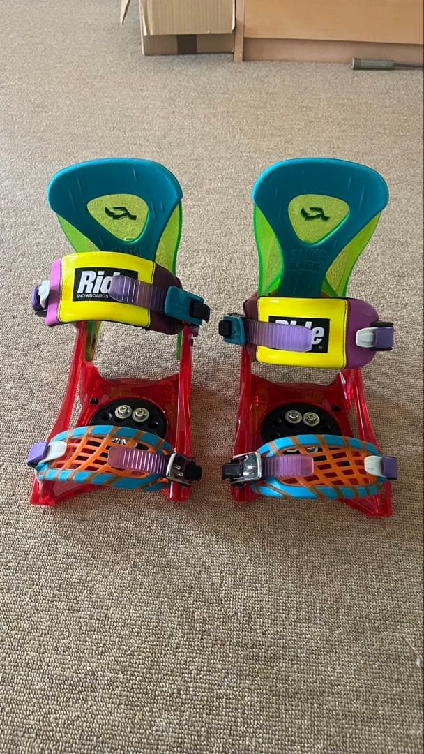 Ride スノーボードビンディング カラフル【限定品】
