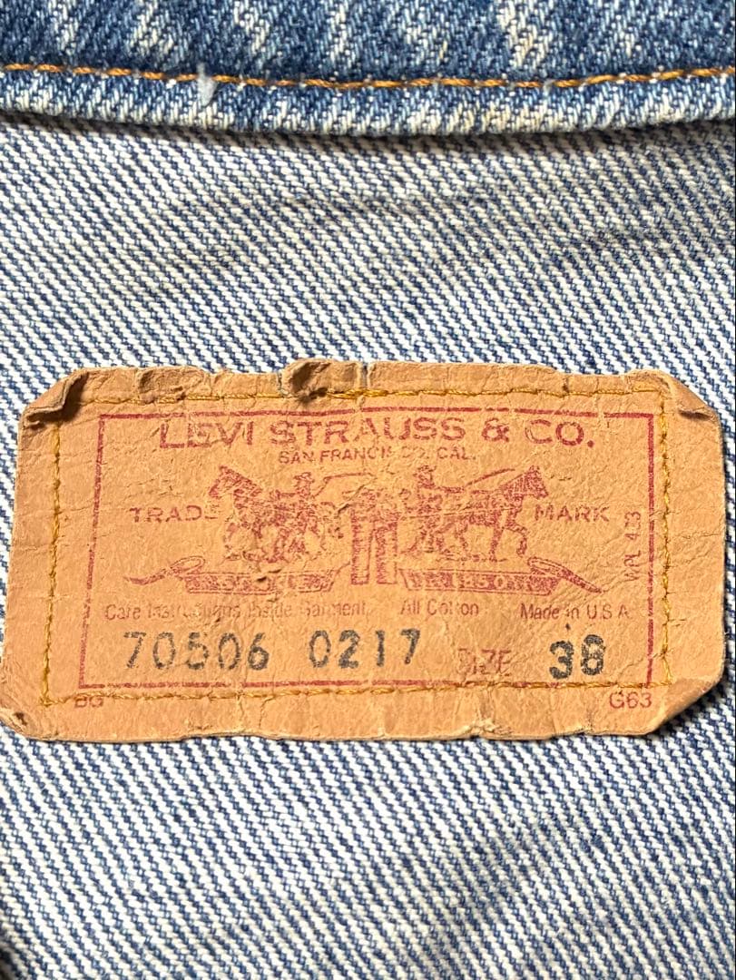 Levi‘s リーバイス　70506 0217 USA製　サイズ　38