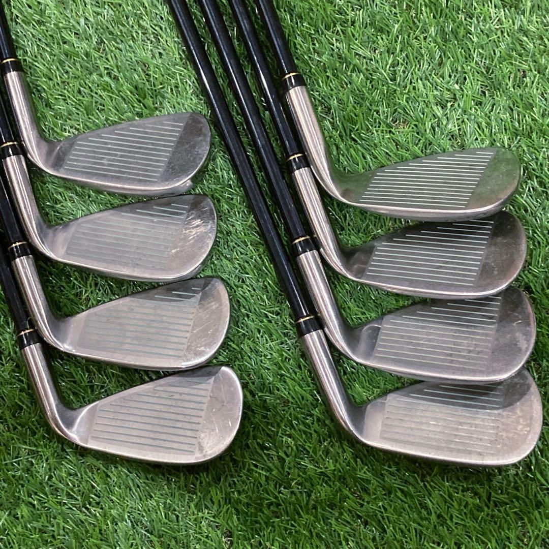 左利き TOURSTAGE V301 アイアンセット 8本 FlexS レフティ