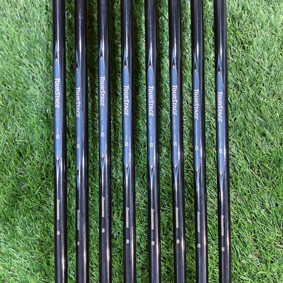 左利き TOURSTAGE V301 アイアンセット 8本 FlexS レフティ
