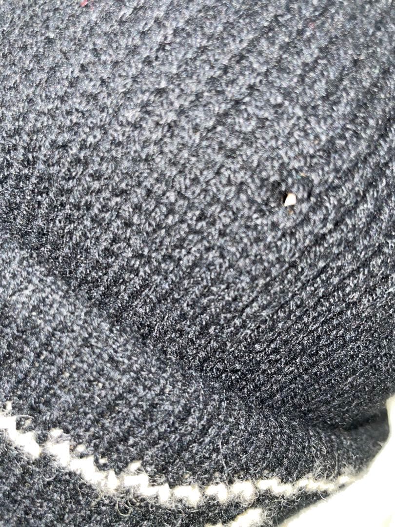 エルメス マルジェラ期 ニット帽 ビーニー 希少 黒 ブラック