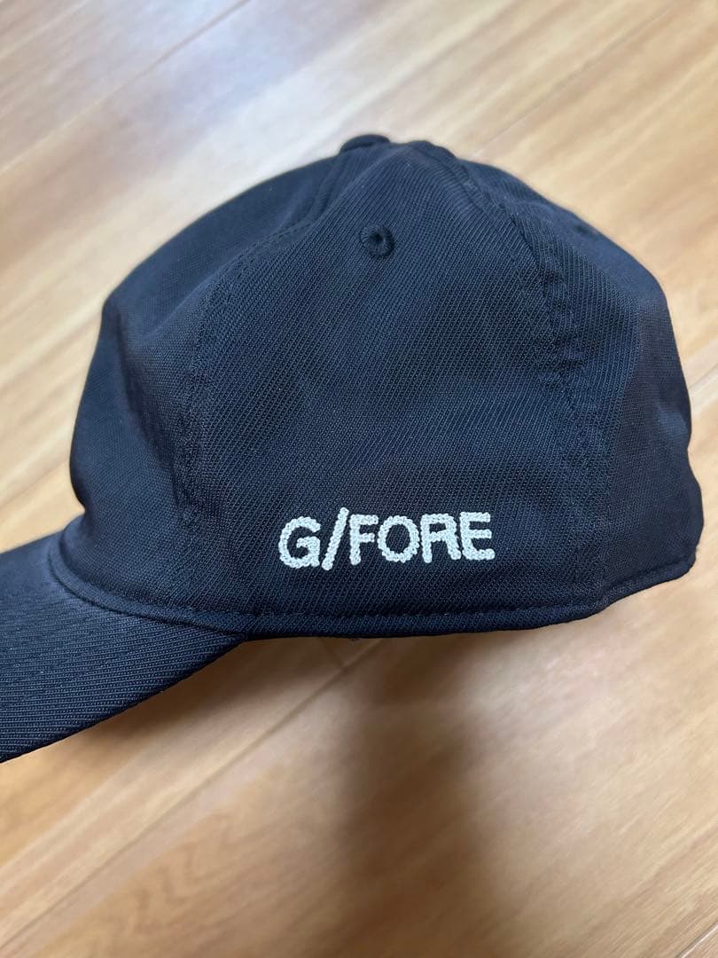 ジーフォア　G/FORE キャップ　ブラック　黒　ロゴ入り