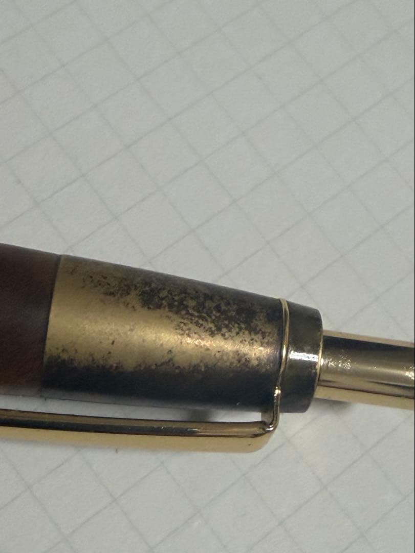 野原工芸 斑紋孔雀色金具 クス瘤杢BP