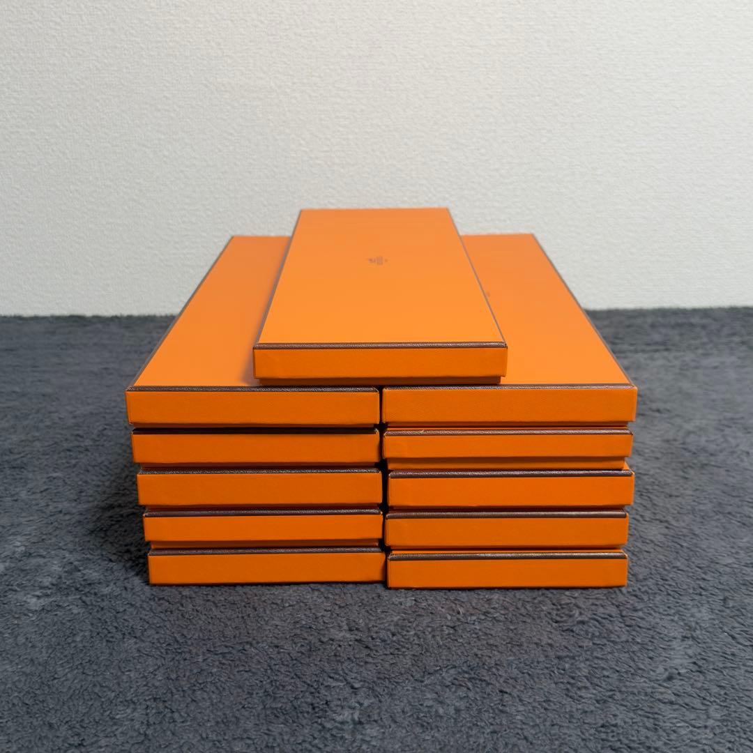 【極美品多数】HERMES エルメス　ネクタイ空箱まとめ売り　11点