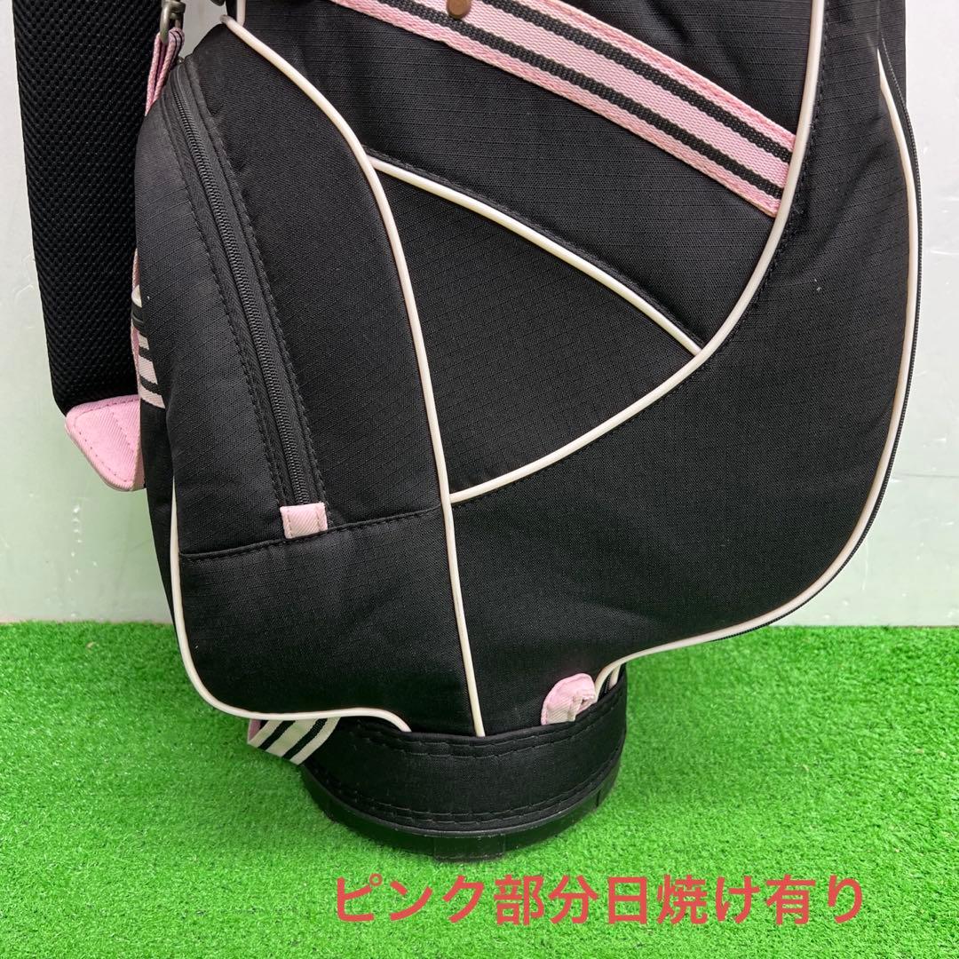 Fitway フィットウェイ　7インチ　レディース　ブラック　ゴルフバッグ