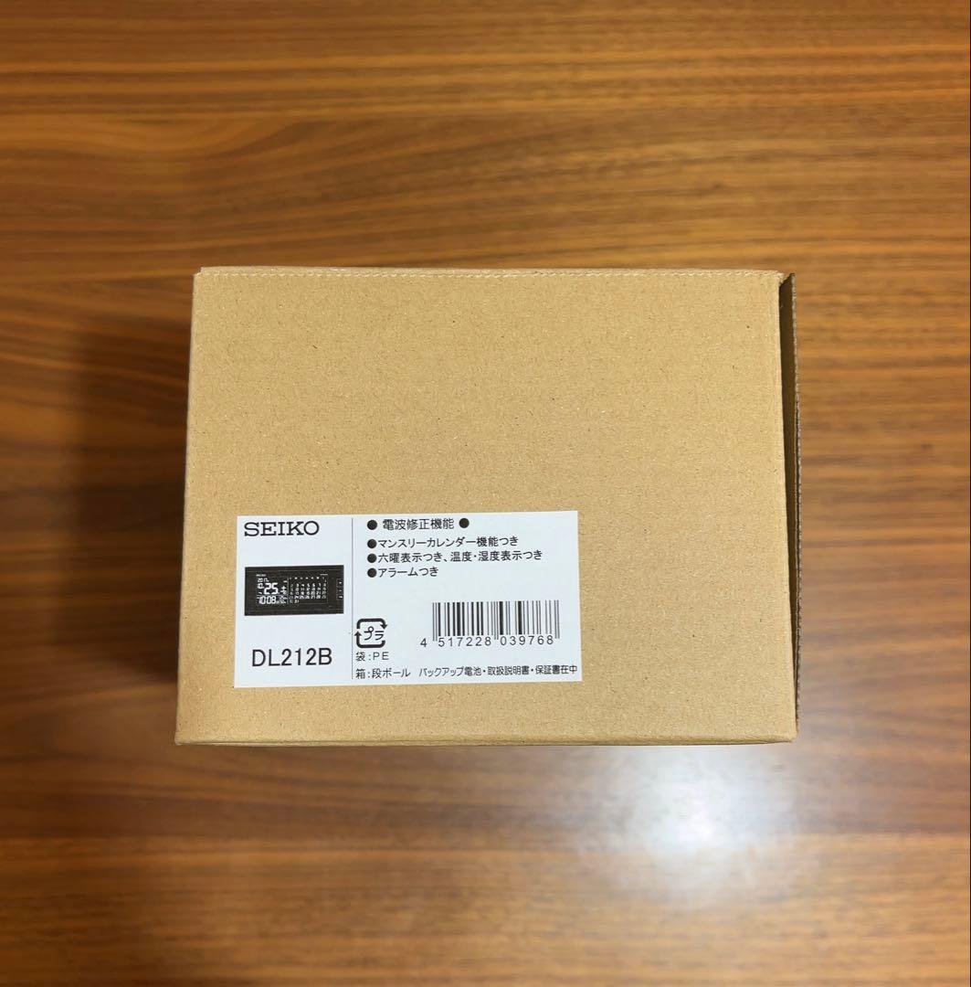 セイコー SEIKO DL212B 電波目覚まし時計 DL212B