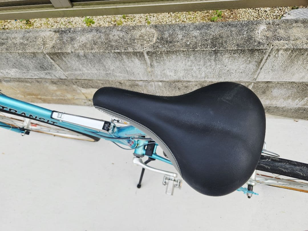 直接受渡限定ブリヂストントランジットスポーツG26 折りたたみ自転車ブルー要整備