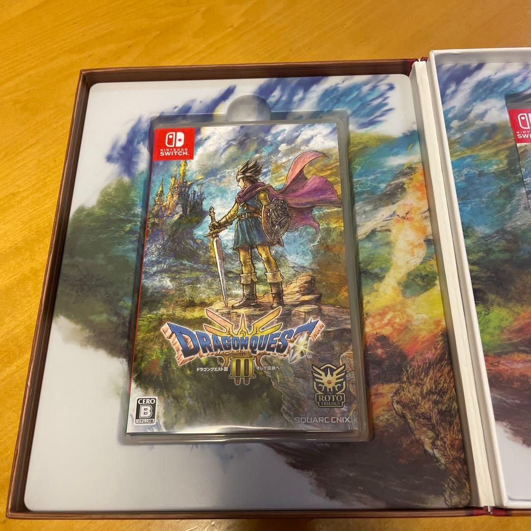 ドラゴンクエストIII・I・II 2本と収納ボックス セット Switchソフト