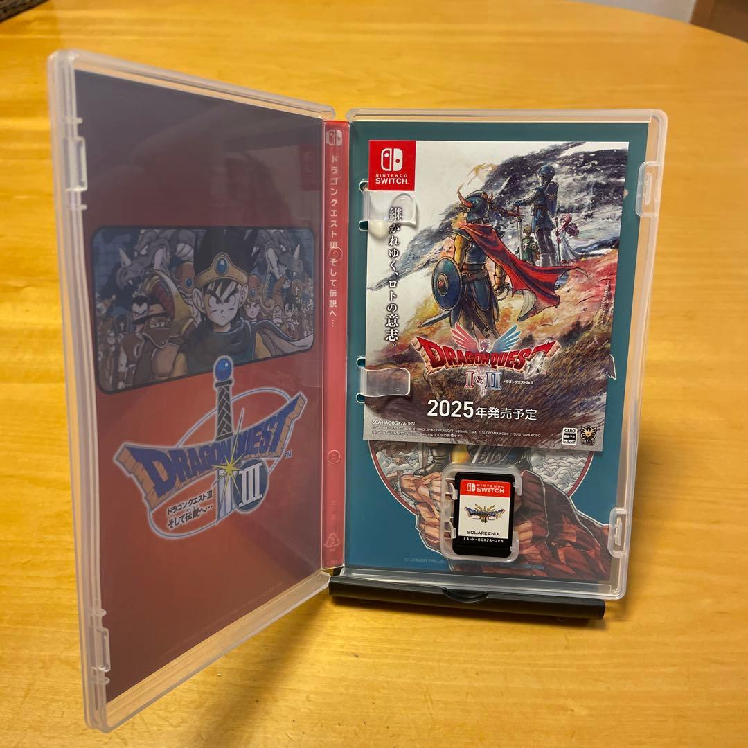 ドラゴンクエストIII・I・II 2本と収納ボックス セット Switchソフト