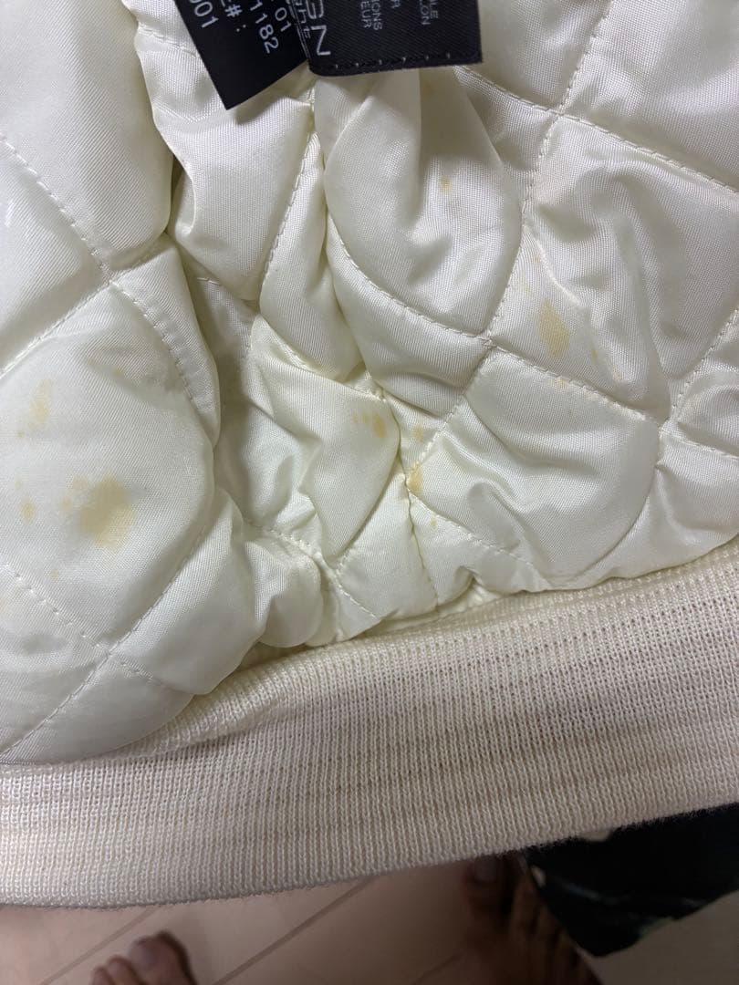 AVIREX ホワイト レザージャケット