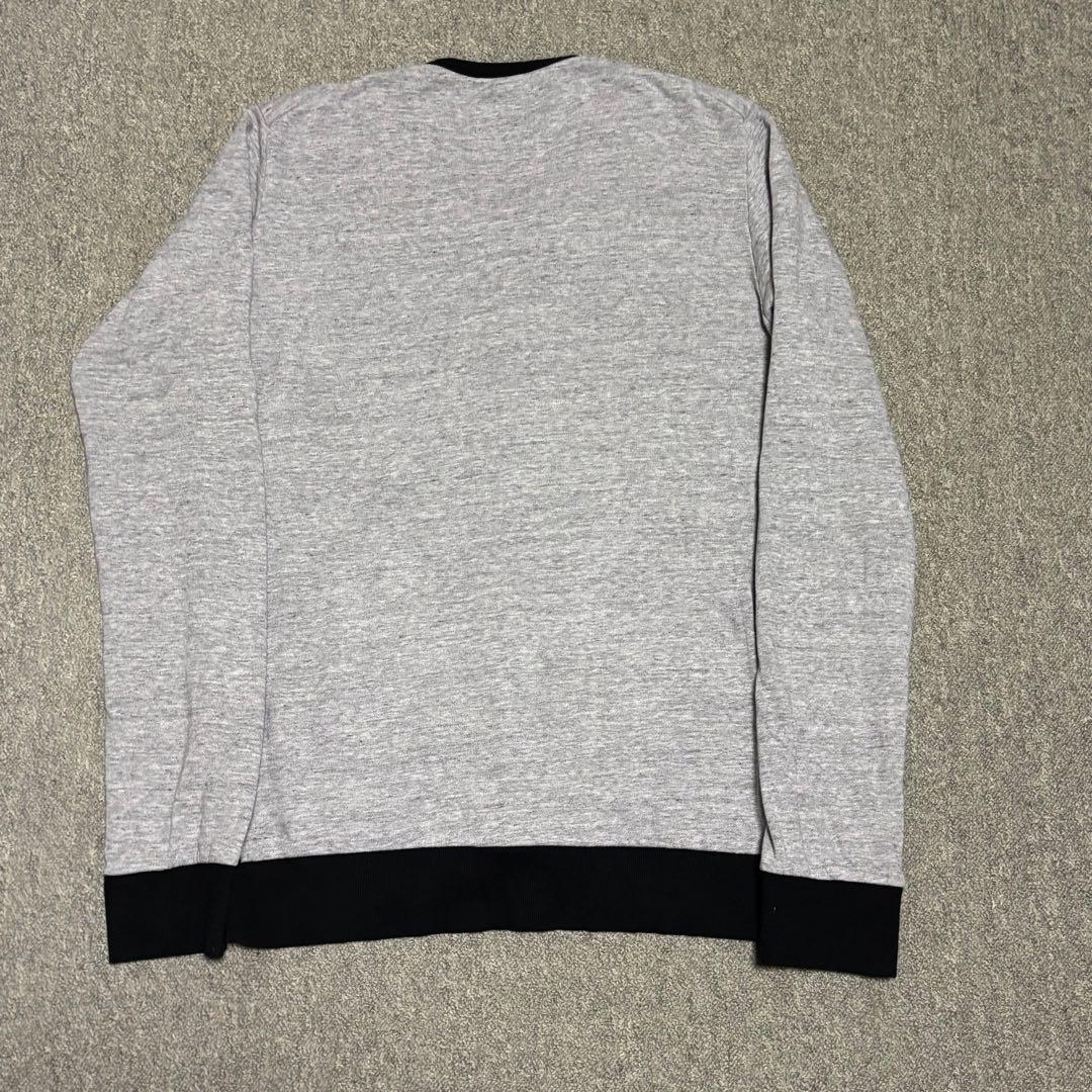 08AW number nine カレッジ　カーディガン　スウェット　グレー