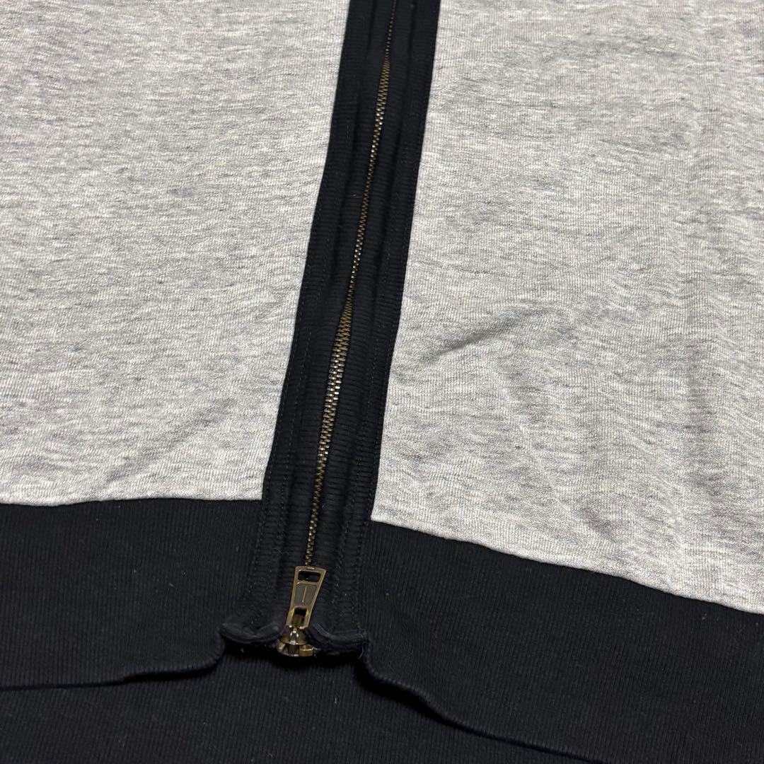 08AW number nine カレッジ　カーディガン　スウェット　グレー