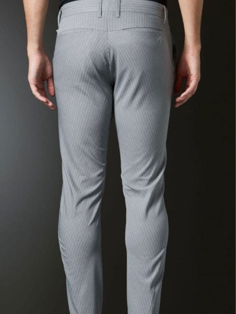 【美品】デサントゴルフ パンツ グレー 79 Mサイズ