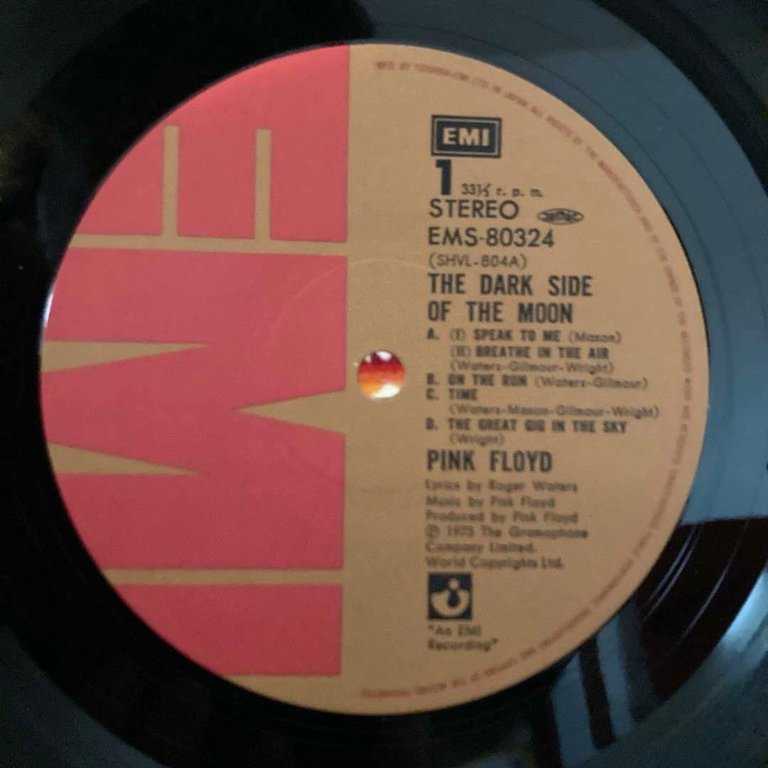 Pink Floyd 狂気 ポスター付き LPレコード中古
