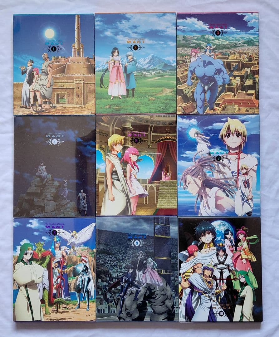 The labyrinth of magic magi マギ　DVD　1期　2期