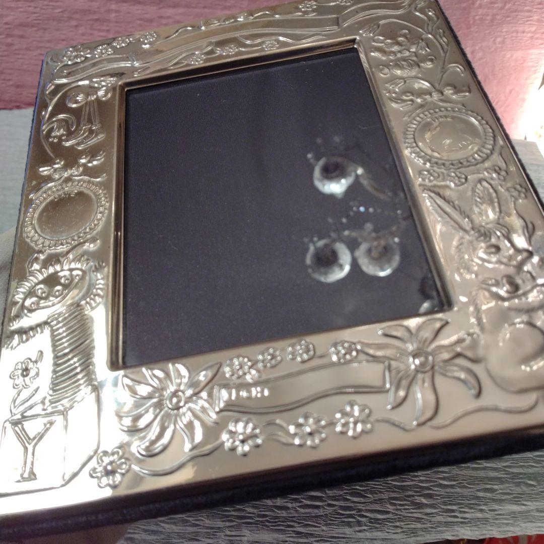 めめ　イギリス製　純銀　ベビーフォトフレーム