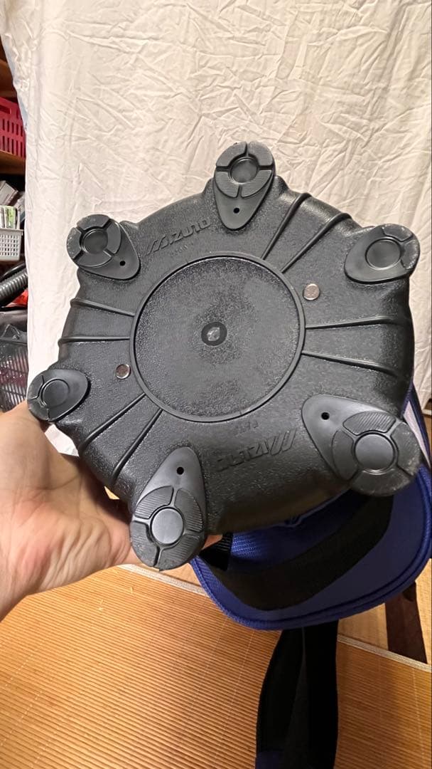 【ほぼ未使用】MIZUNO ゴルフバッグ キャディバッグ ブルー×ホワイト