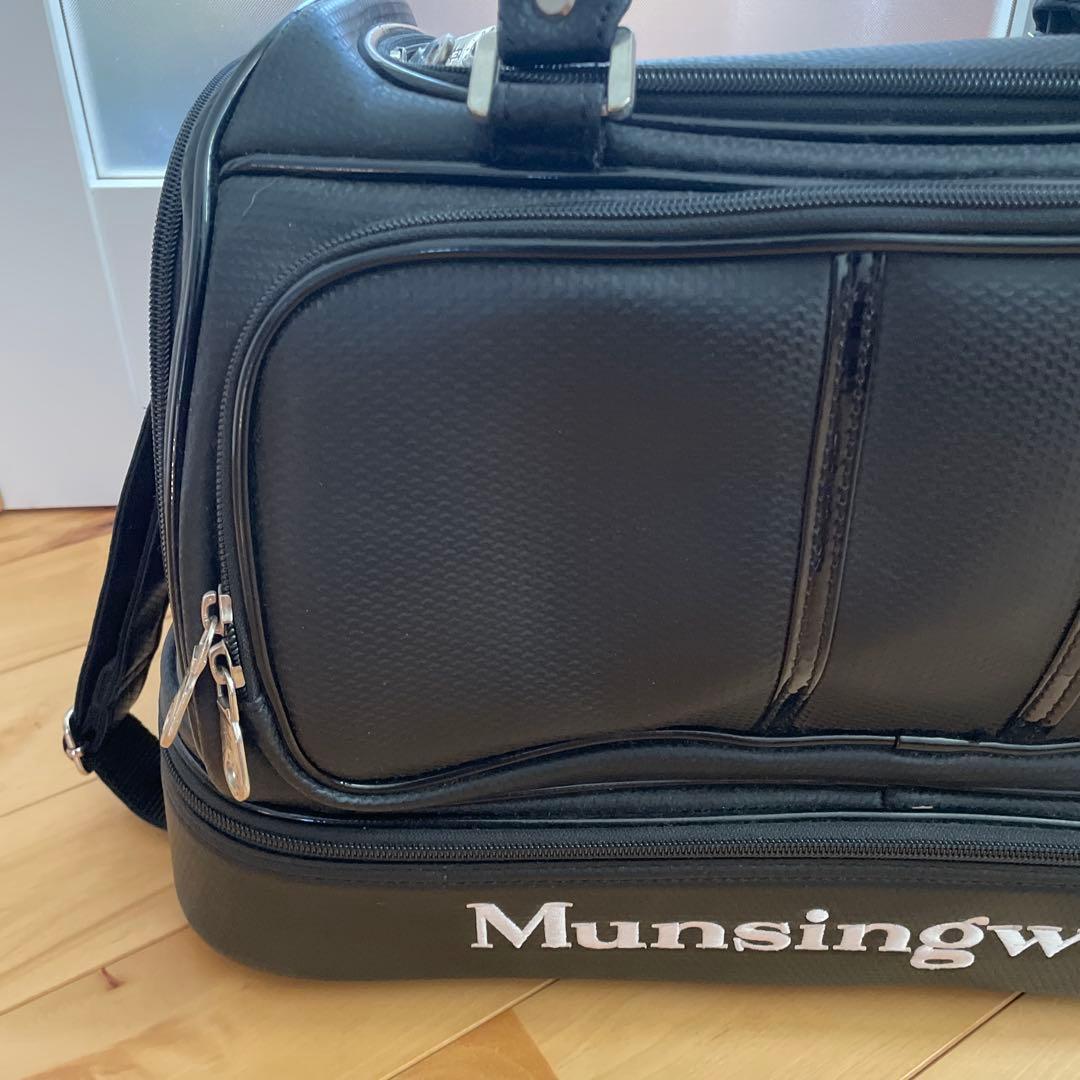 マンシングウェア ゴルフ ボストンバッグ【ブラック】