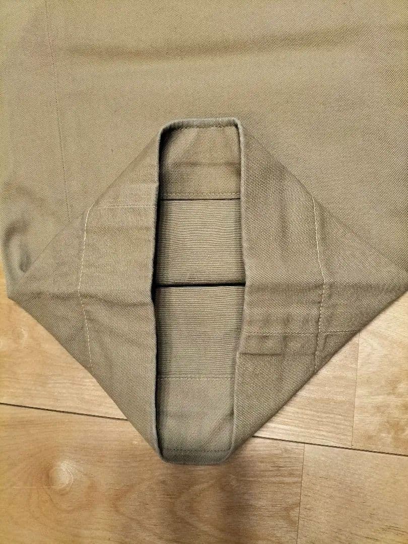 60s USMC（米海兵隊）カーキ・チノパンツ アルミジップ　W33表記