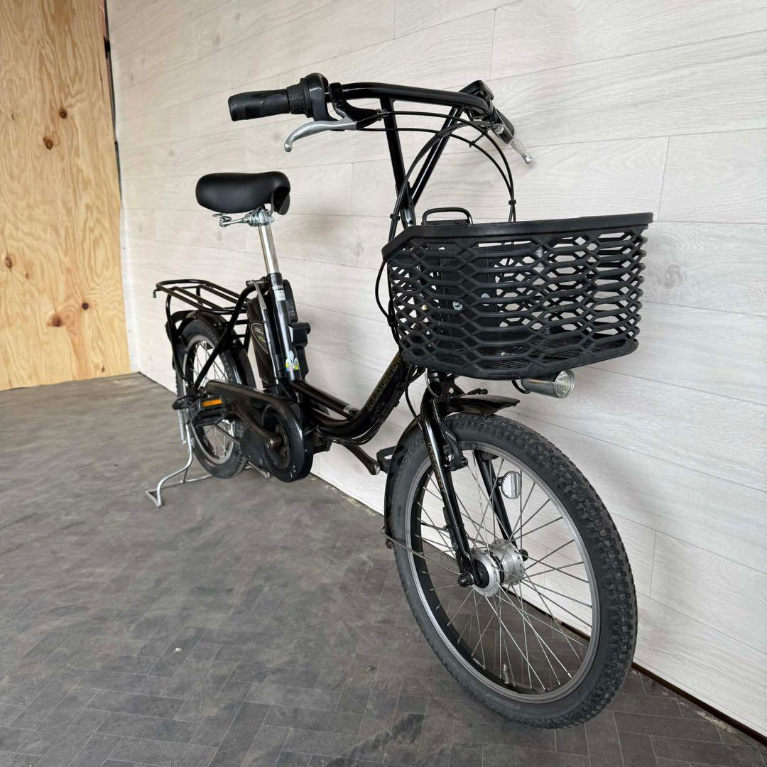 電動アシスト自転車 ブラック バスケット付き