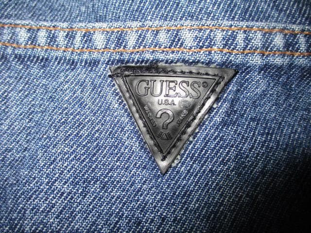 ９０ｓ～００ｓ　GUESS　ゲス　バギーパンツ　デニムパンツ　W３３ｘＬ３４