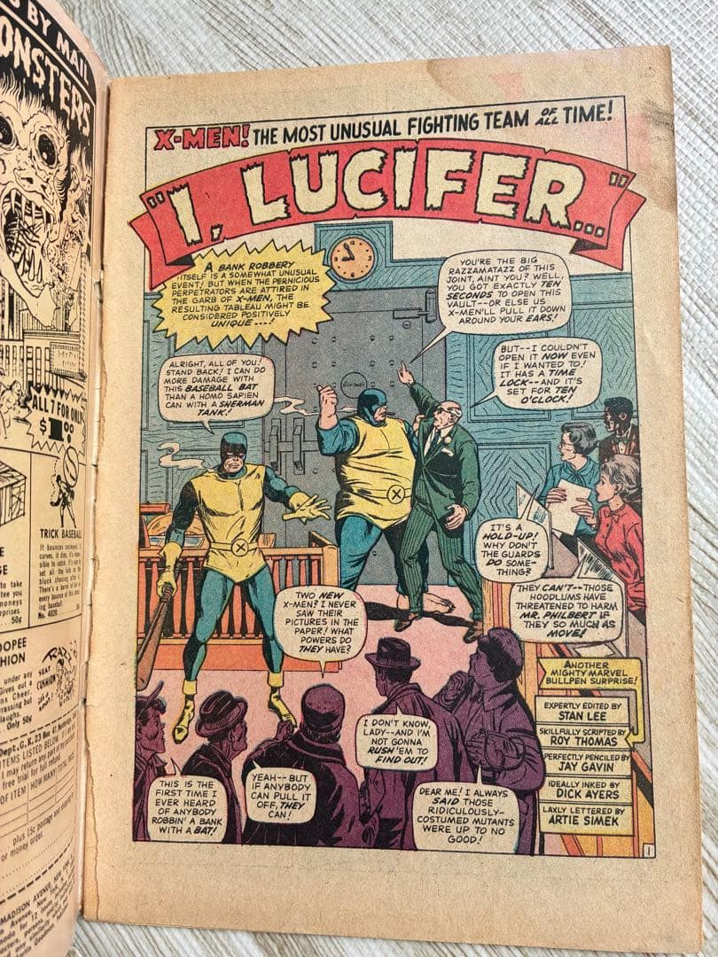 アメコミ Xmen #20 マーベル　1965年 スパイダーマン Disney