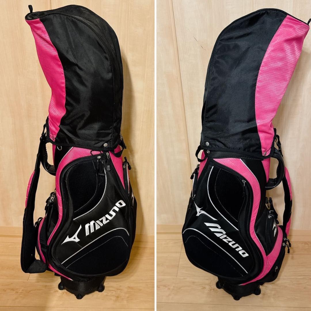 初心者用メンズゴルフクラブ13本フルセットミズノキャディバッグ付きすぐラウンド可