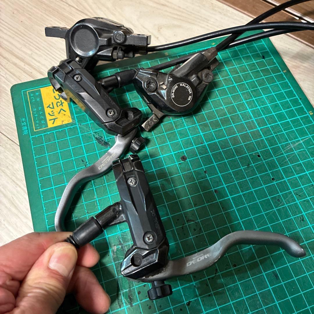 SHIMANO DEORE 油圧式ディスクブレーキ前後セット
