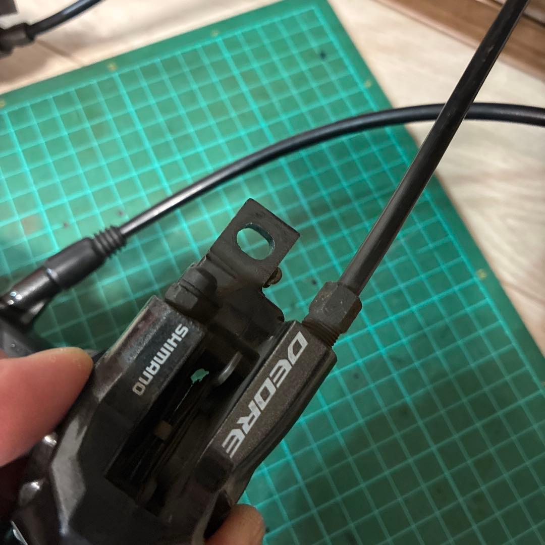 SHIMANO DEORE 油圧式ディスクブレーキ前後セット