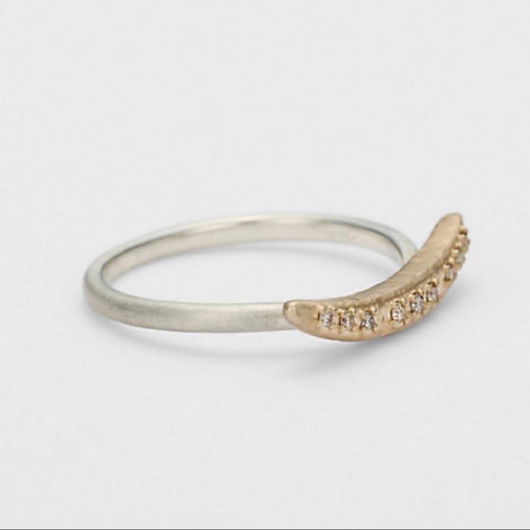 キ*キ様 未使用 agete K5シルバーダイヤモンドリング 11号