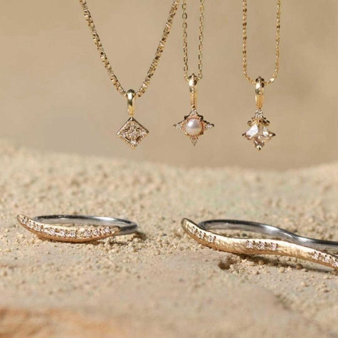 キ*キ様 未使用 agete K5シルバーダイヤモンドリング 11号