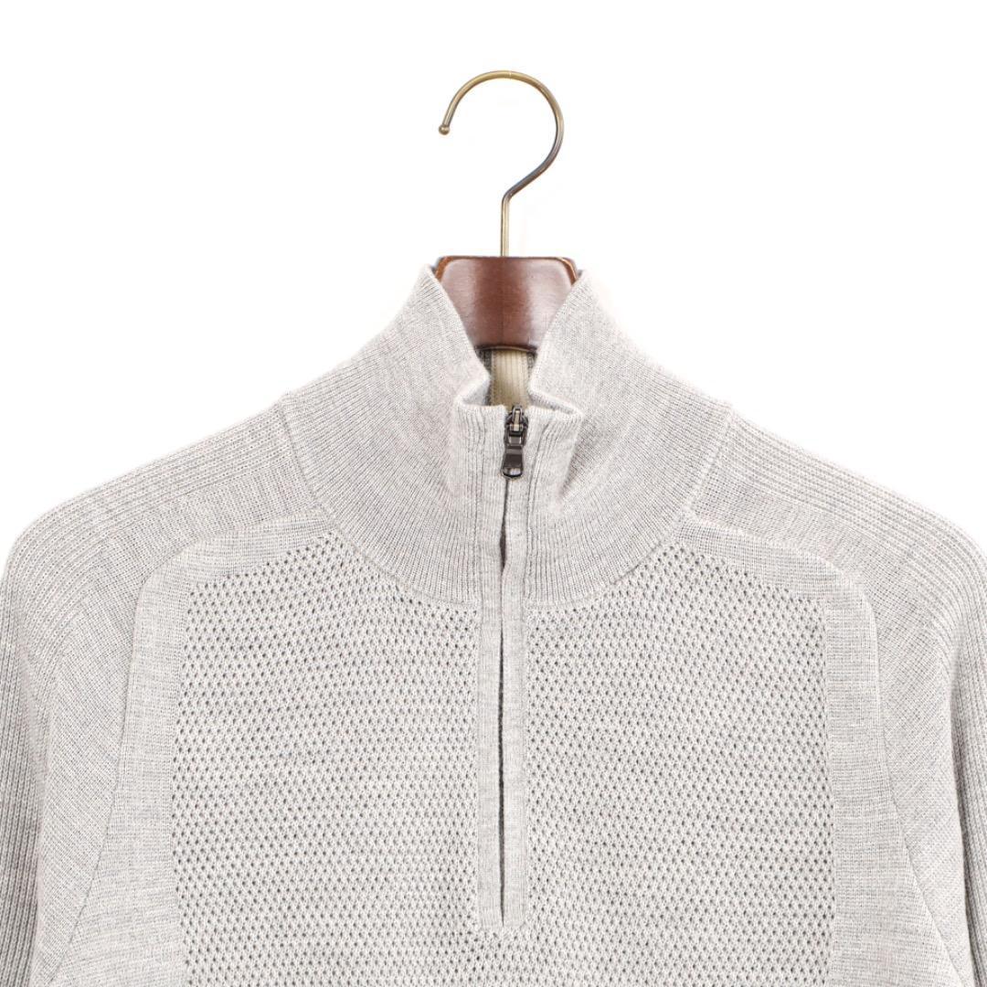 H5695-103◾️RLX ラルフローレン　ウール混ハーフジップセーターY2K