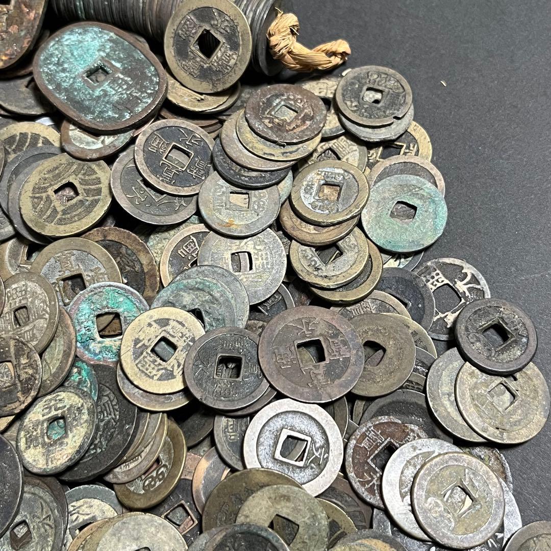 未選別 穴銭 まとめ売り 約3.3kg 古銭 寛永通宝 天保通宝 日本 大量