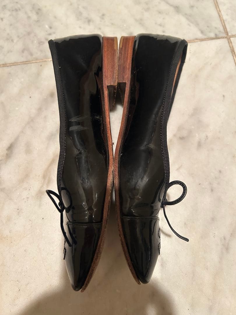 CHANEL ブラック バレエシューズ