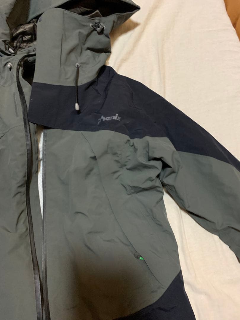 Phenix DRY VENT 男性用ジャケット グレー/ネイビーセット