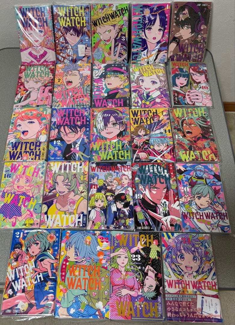 【裁断済】WITCH WATCH 1-24巻(最新刊) ウィッチウォッチ　全巻